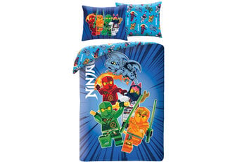 Lego Dekbedovertrek, Mini Fig - Polyester - Gratis bezorgd