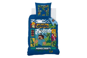 Minecraft Dekbedovertrek Update - Katoen - Gratis bezorgd