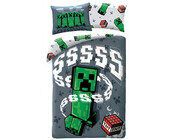 Minecraft Dekbedovertrek, TNT - 140 x 200 cm + 70 x 90 cm - Katoen