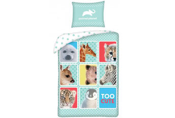 Animal Planet Dekbedovertrek Cute - Katoen - Gratis bezorgd