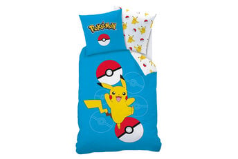 Pokemon Dekbedovertrek Pokeball - Katoen - Gratis bezorgd