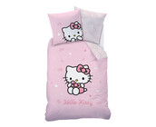Hello Kitty Dekbedovertrek Cute - 140 x 200 + 63 x 63 cm - Katoen