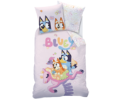 Bluey Dekbedovertrek Colorful - 140 x 200 + 63 x 63 cm - Katoen