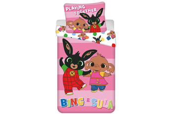 Bing Bunny Dekbedovertrek Playing Together - Katoen