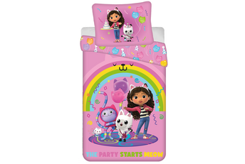 Gabby's poppenhuis Dekbedovertrek Rainbow Party - Polyester