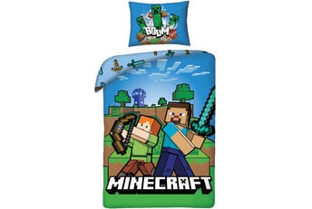 Minecraft Dekbedovertrek Pixel - Katoen - Gratis bezorgd