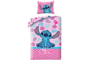 Disney Lilo & Stitch Dekbedovertrek, Pink - Katoen