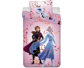 Disney Frozen Dekbedovertrek, Magical Time - Eenpersoons 140 x 200 + 60 x 80 cm - Katoen