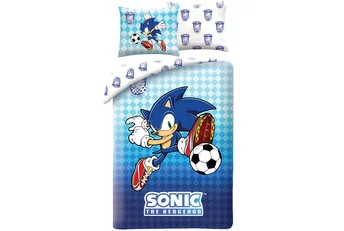 Sonic Dekbedovertrek, Voetbal - Polyester - Gratis bezorgd