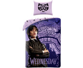 Wednesday Dekbedovertrek, Nevermore Academy - Eenpersoons - 140 x 200 cm / 70 x 90 cm - Katoen