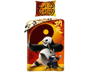 Kung Fu Panda Dekbedovertrek, Qin Na - Eenpersoons - 140 x 200 + 70 x 90 cm  - Katoen
