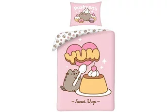 Pusheen Dekbedovertrek, Yum - Katoen - Gratis bezorgd