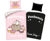 Pusheen Dekbedovertrek Glow in the Dark, Sweet - Eenpersoons - 140 x 200 + 70 x 90 cm  - Katoen