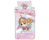 PAW Patrol Dekbedovertrek, I Believe in Unicorns - Eenpersoons - 140 x 200 + 70 x 90 cm  - Katoen