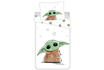 Star wars Star Wars Dekbedovertrek Baby Yoda - Katoen
