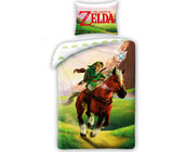 Zelda Dekbedovertrek, Hyrule - Eenpersoons - 140 x 200 cm - Katoen