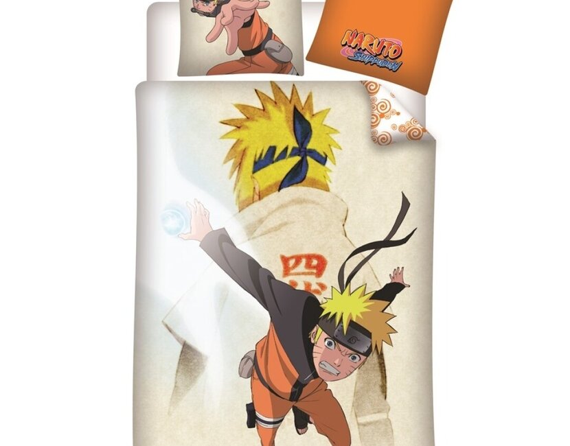 Naruto Dekbedovertrek, Ninja- 140 x 200 cm / 65 x 65 cm - Katoen