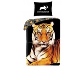 Animal Planet Dekbedovertrek Tijger - Eenpersoons - 140 x 200 + 70 x 90 cm - Katoen