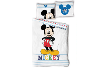 Disney Mickey Mouse Dekbedovertrek - Bio Katoen