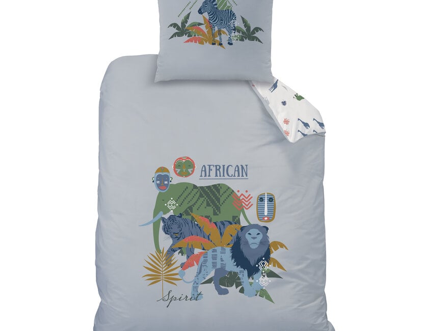 Matt & Rose Dekbedovertrek, African Spirit - 140 x 200 + 63 x 63 cm - Katoen