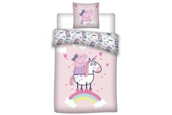 Peppa Pig Dekbedovertrek Unicorn - Katoen - Gratis bezorgd