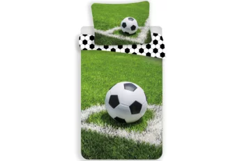 Voetbal Dekbedovertrek Corner - Groen - Gratis bezorgd