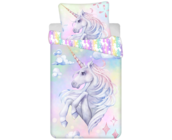 Sweet Home Dekbedovertrek, Unicorn - Eenpersoons - 140 x 200 + 70 x 90 cm - Katoen