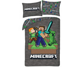 Minecraft Dekbedovertrek Sword - 140 x 200 + 70 x 90 cm - Polyester