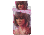 Taylor Swift Dekbedovertrek, Swiftie - Eenpersoons - 140 x 200 + 70 x 90 cm - Katoen