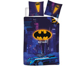 Batman Dekbedovertrek, Batmobile - Eenpersoons - 140 x 200 / 65 x 65 cm - Polykatoen