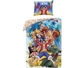 One Piece Dekbedovertrek, Pirate - Eenpersoons - 140 x 200 + 70 x 90 cm - Polyester