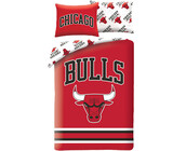 Chicago Bulls Dekbedovertrek, Logo - Eenpersoons - 140 x 200 + 70 x 90 cm - Polyester