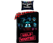 Five Nights at Freddy's Dekbedovertrek, Help Wanted - Eenpersoons - 140 x 200 + 70 x 90 cm - Polyester