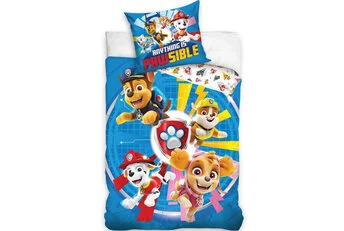 Paw Patrol Dekbedovertrek, Anything is Pawsible - Polykatoen