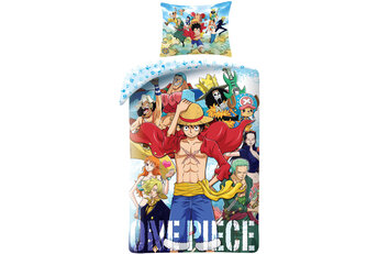 One Piece Dekbedovertrek, Straw Hat - Katoen