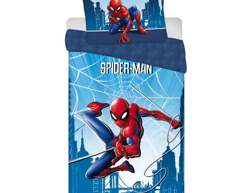 Spider-Man Dekbedovertrek, Spider Sense - Eenpersoons - 140 x 200 cm  - Katoen