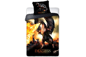 Draak Dekbedovertrek Dragons - Katoen - Gratis bezorgd