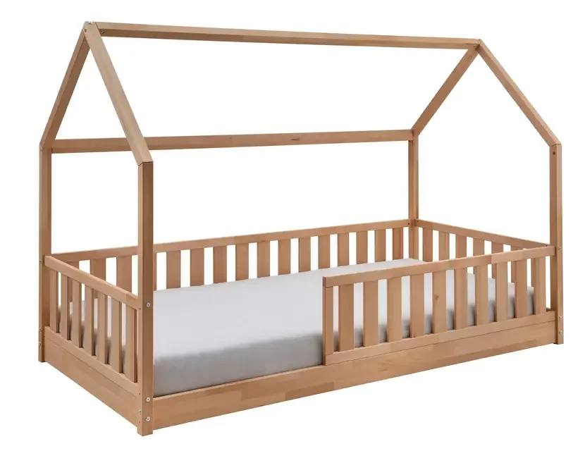 Montessori bedhuisje Fenna 120x200 - beuken
