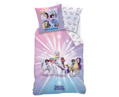 Unicorn Academy Dekbedovertrek Stars - 140 x 200 + 63 x 63 cm - Katoen