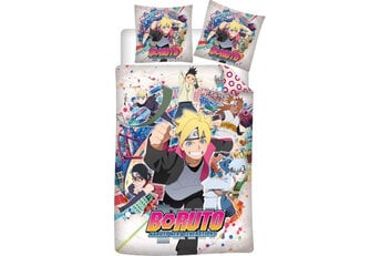 Naruto Dekbedovertrek Boruto - Polyester - Gratis bezorgd