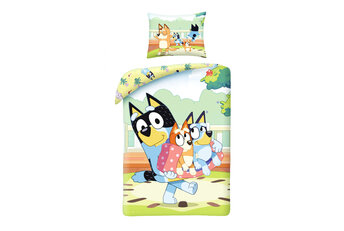 Bluey Dekbedovertrek, Family Time - Katoen - Gratis bezorgd