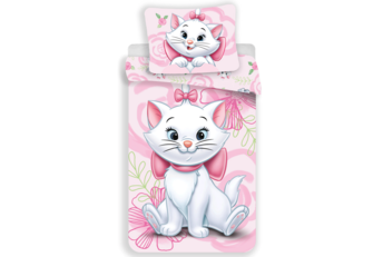 Disney Aristocats Dekbedovertrek, Pink - Katoen