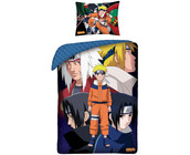 Naruto Dekbedovertrek, Konoha - Eenpersoons - 140 x 200 + 65 x 65 cm - Katoen