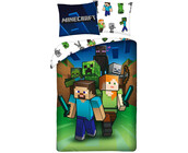 Minecraft Dekbedovertrek Monster Hunter - 140 x 200 cm + 70 x 90 cm - Katoen