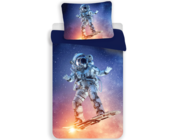 Astronaut Dekbedovertrek, Spaceboard Champion - 140 x 200 + 70 x 90 cm - Polyester