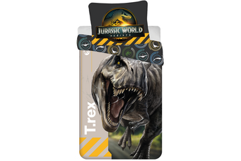 Jurassic World Dekbedovertrek T-Rex - Katoen