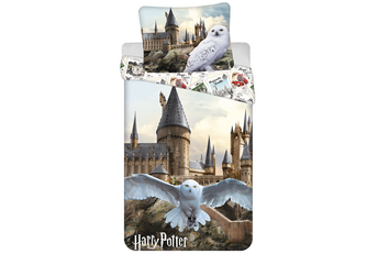 Harry Potter Dekbedovertrek Hedwig - Katoen - Gratis bezorgd