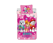 Paw Patrol dekbedovertrek, Heroic - Eenpersoons - 140 x 200 cm / 60 x 80 cm - Katoen