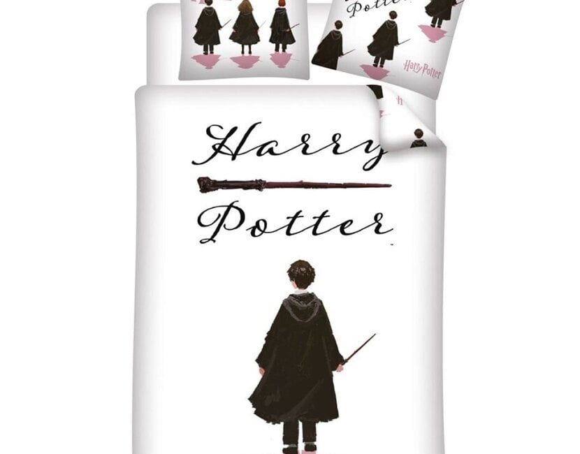 Harry Potter Dekbedovertrek, Friends - Eenpersoons - 140 x 200 / 65 x 65 cm - Polykatoen