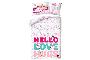 Adopt Me Dekbedovertrek, Hello - Katoen - Gratis bezorgd